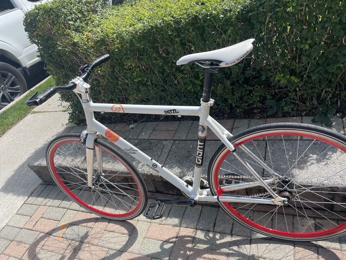Giant fixed gear road bike