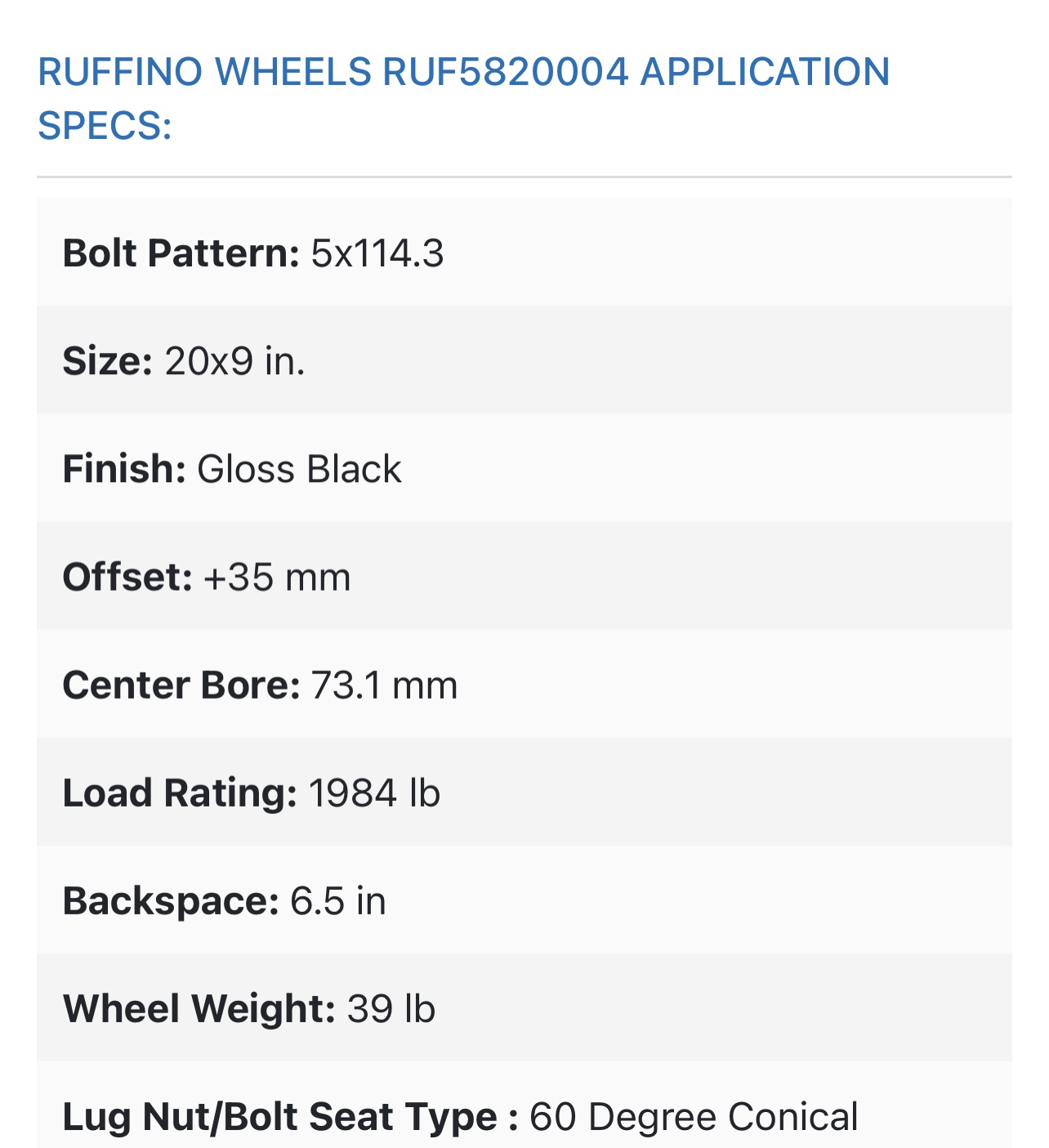 Ruffino rim with tire tpms sensor - photo 4