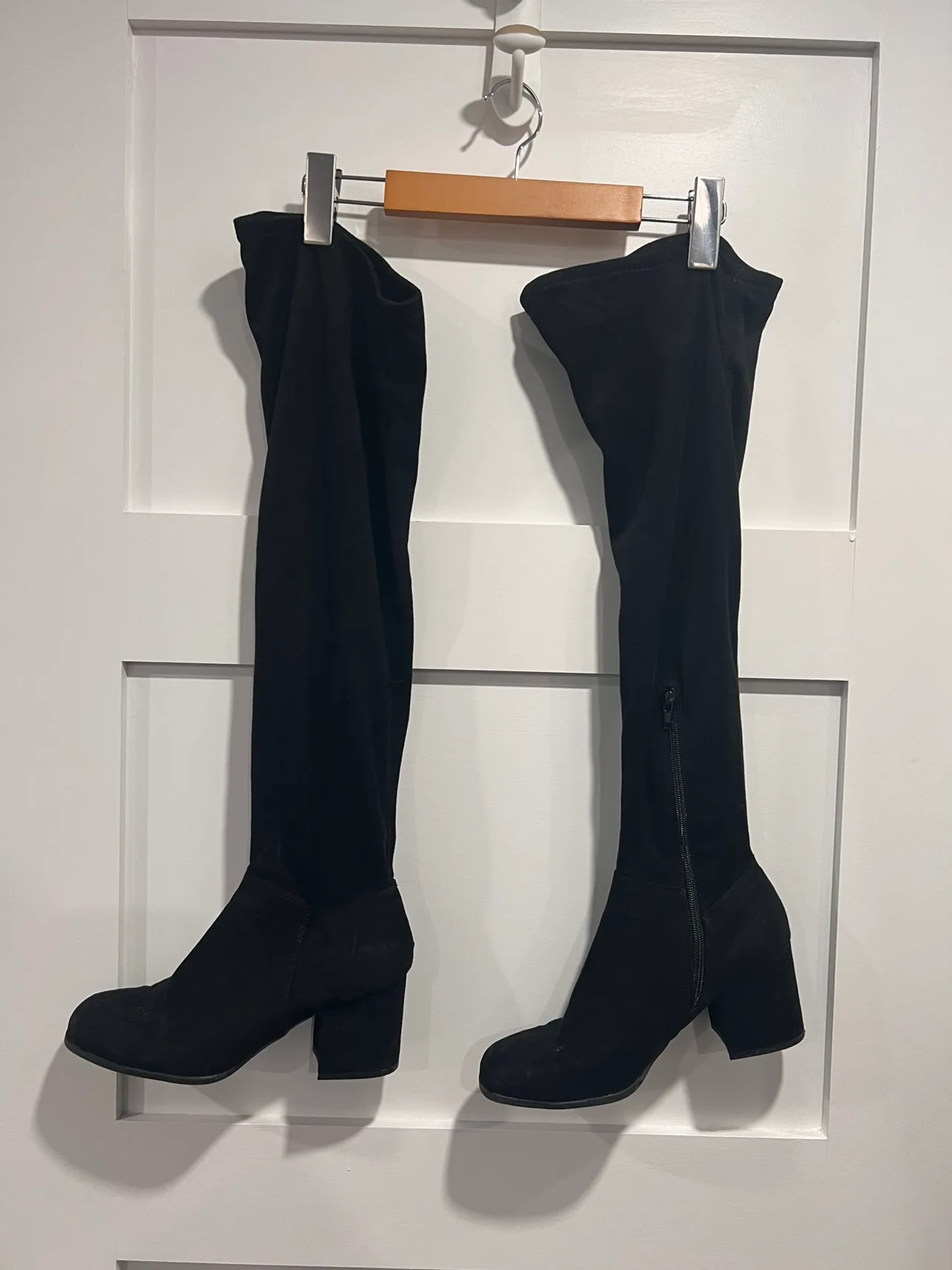 Christian Siriano Black Over the Knee Boots thumbnail