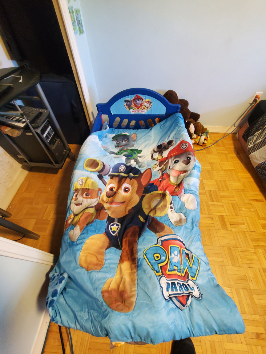 Paw Patrol 3-D Toddler Bed