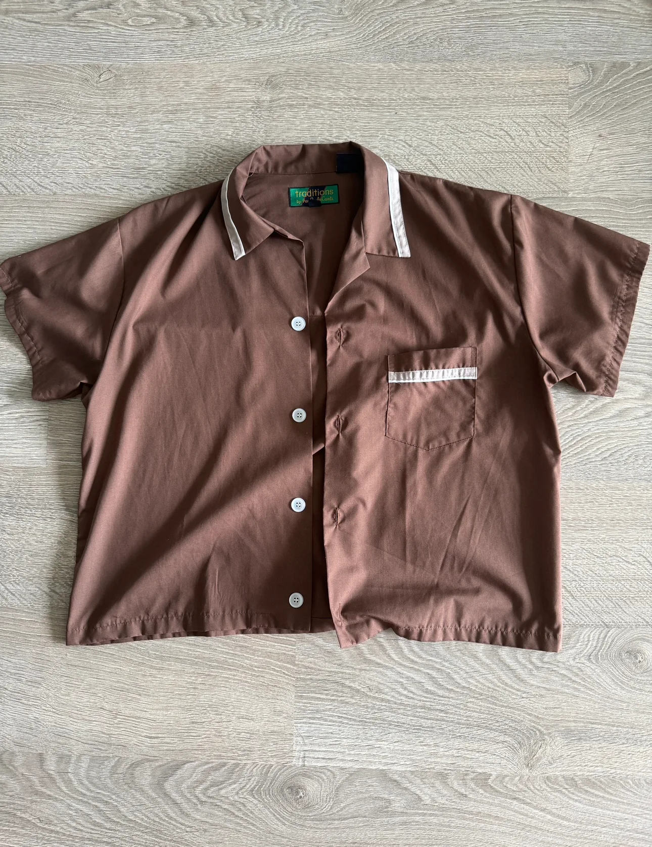 Vintage Men’s Summer Shirt - Medium thumbnail
