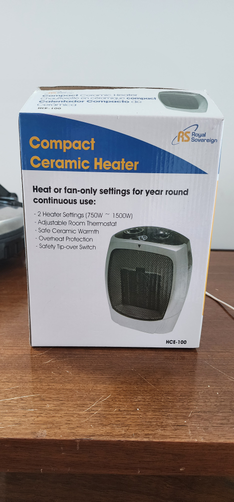 Royal Sovereign Compact Ceramic Heater