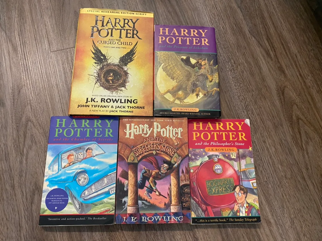 Harry Potter books thumbnail