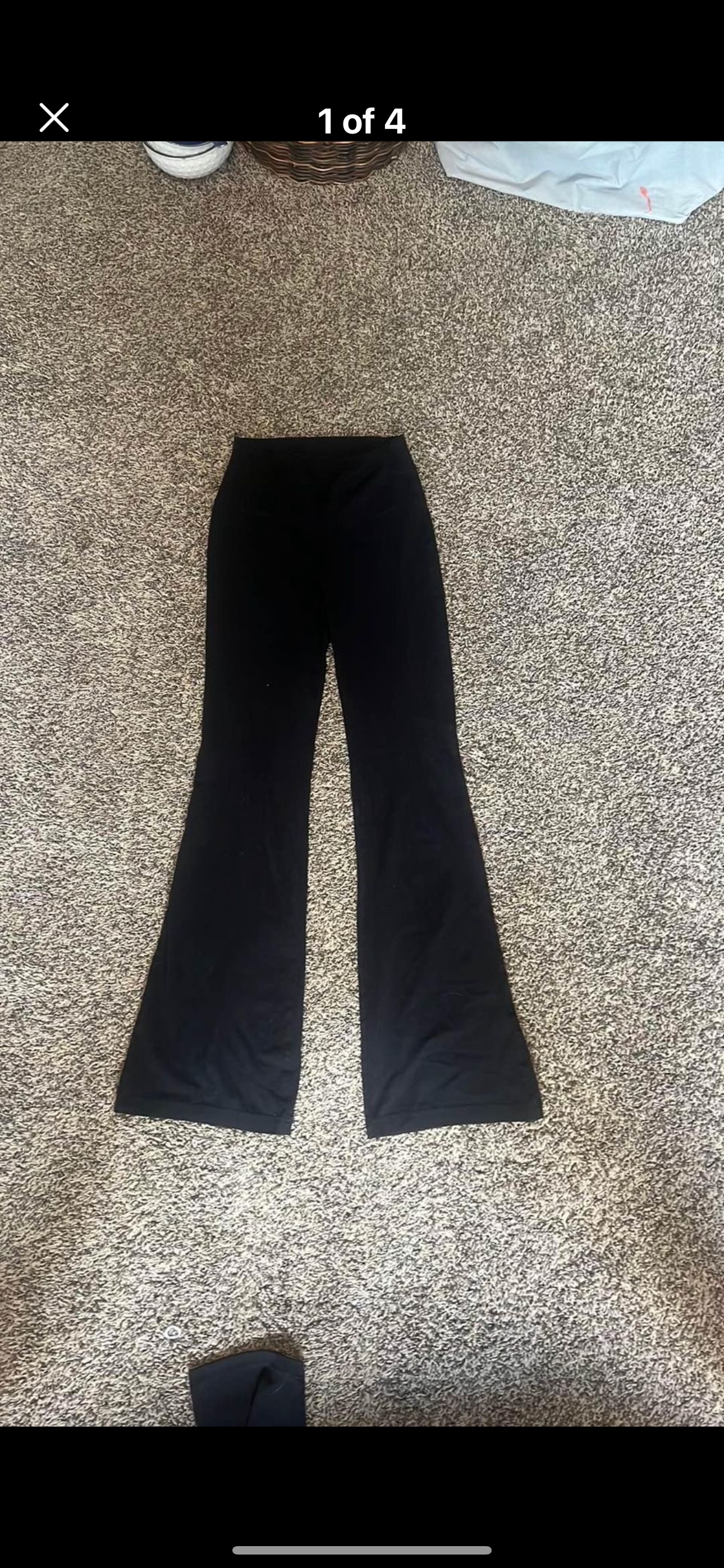 TNA Black Flare Pants