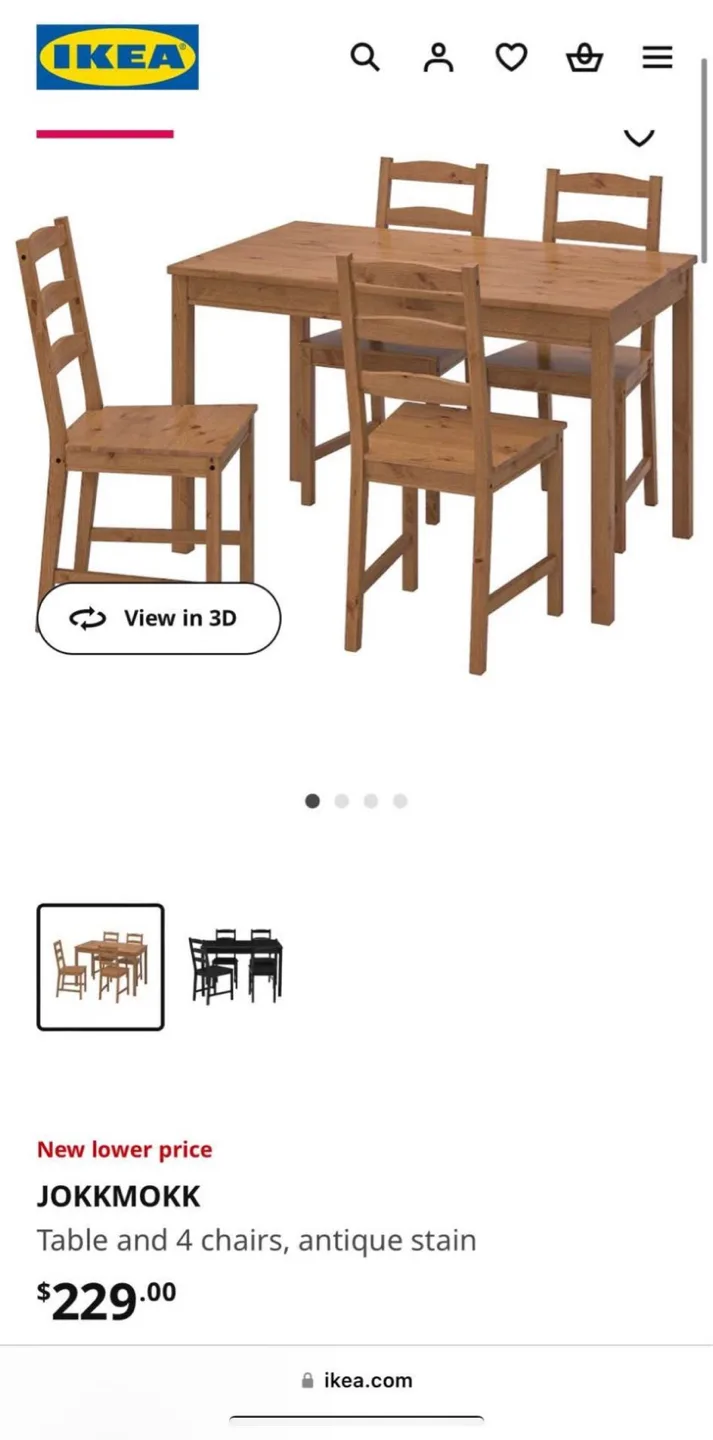 Ikea Dining Table set image indicator(5)