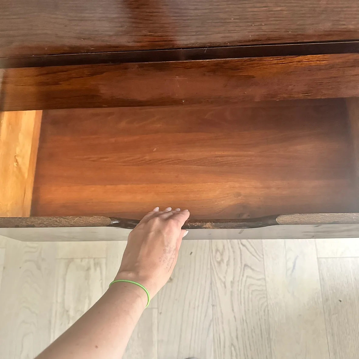 Authentic Antique solid wood Meaford Armoire - dresser image indicator(7)