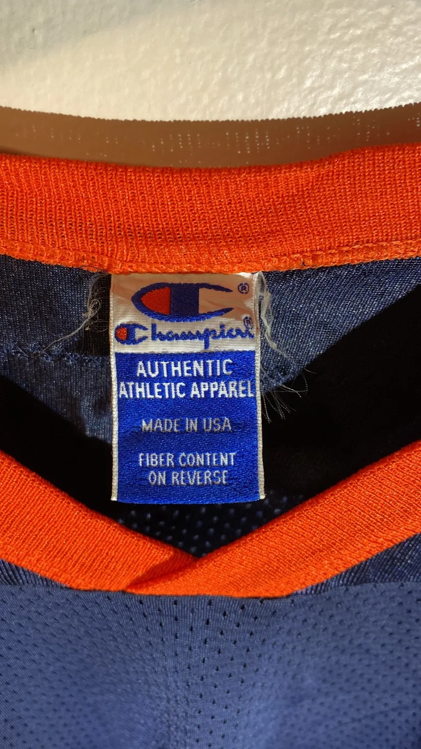 Vintage Champion Denver Broncos Elway NFL Football Jersey XL image indicator(5)