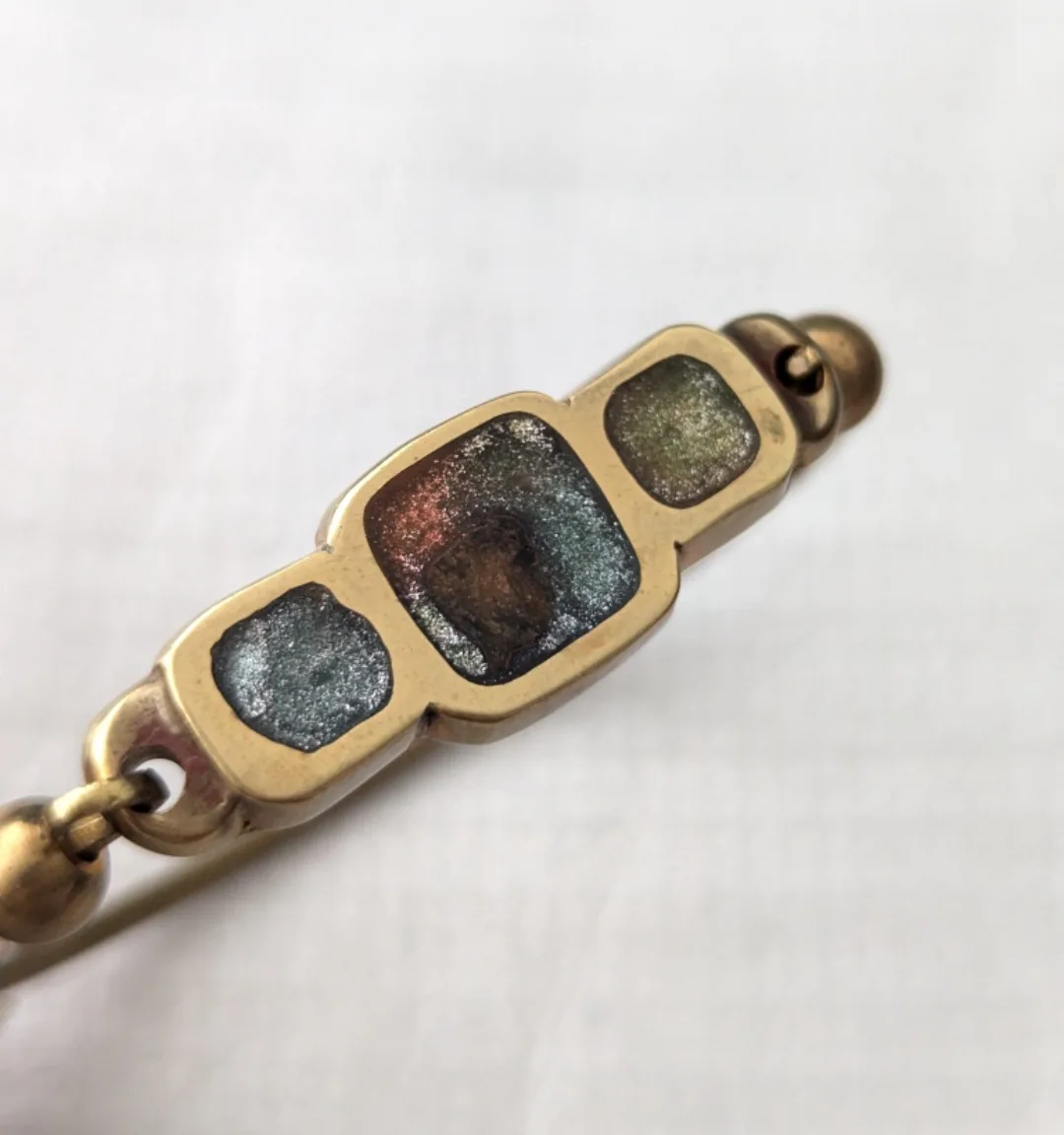 Vintage brass bracelet image indicator(2)