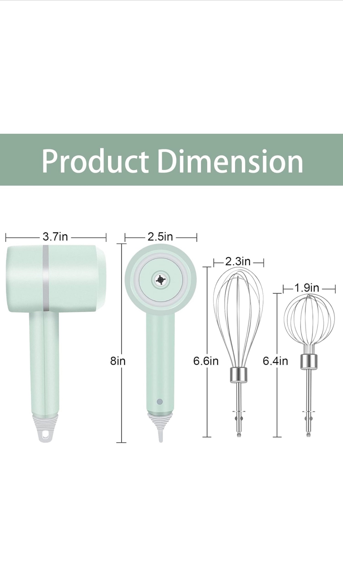 Portable Wireless Egg Beater - photo 3
