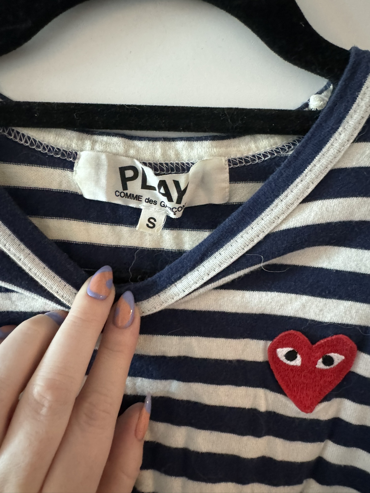 Play Comme Des Garçons Long Sleeve Striped Shirt - photo 2