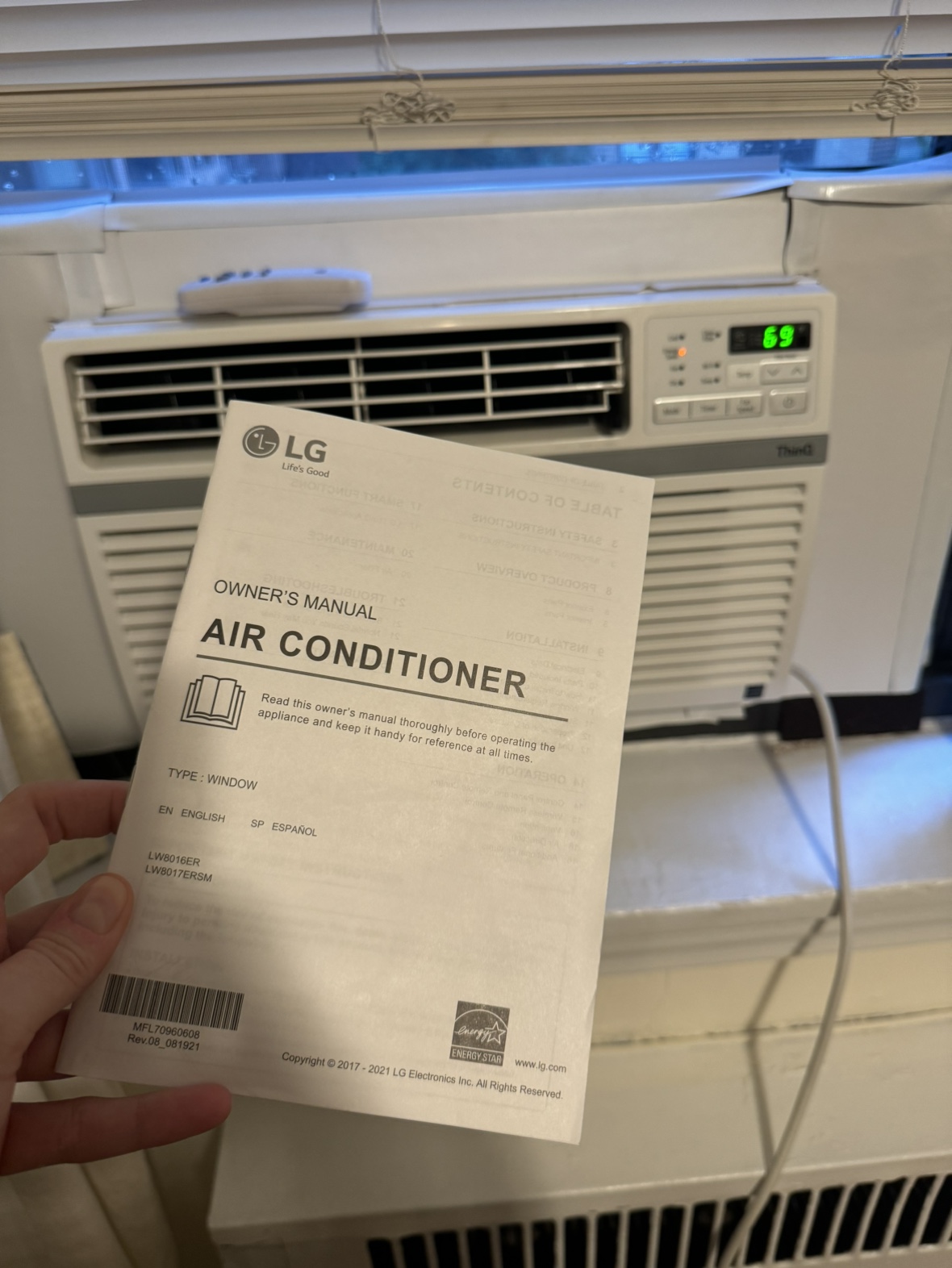 WiFi Enabled LG Air Conditioner