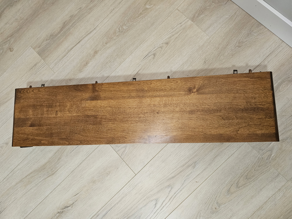 Round Wooden Table with Leaf - photo 4