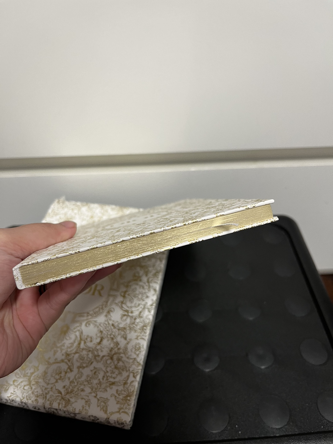 Dior Notebook white and gold - photo 4