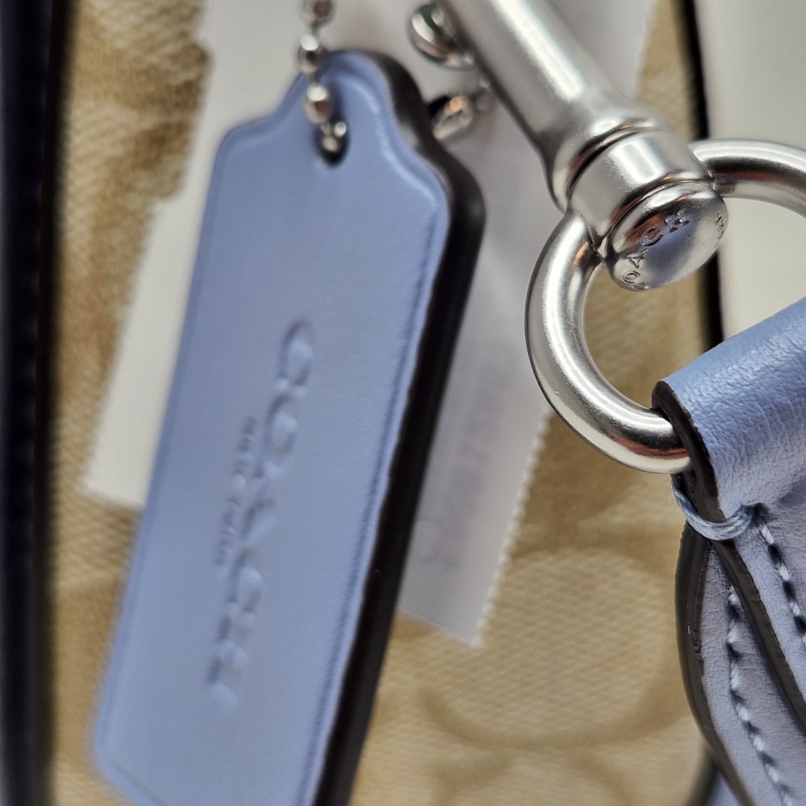 Coach Signature Logo Leather Crossbody Bag - photo 5