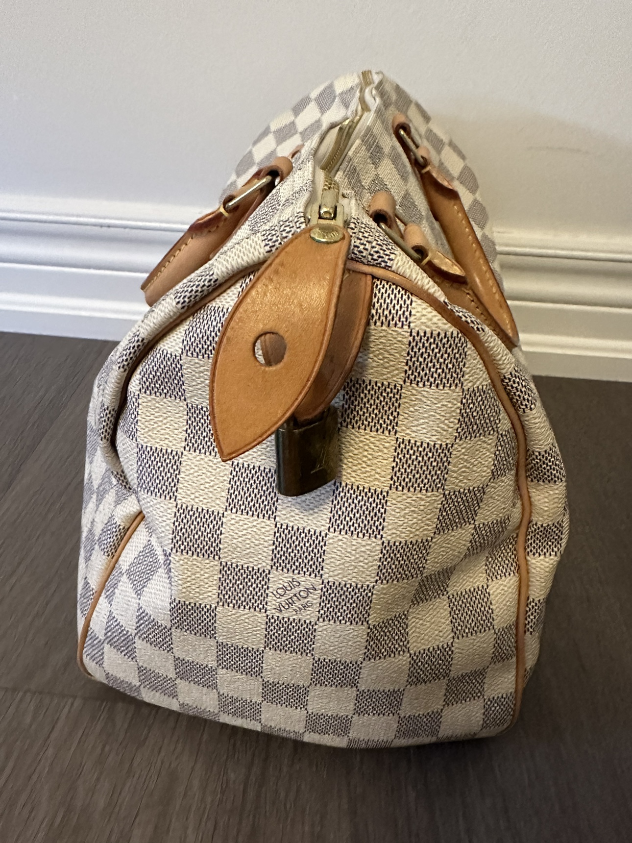 Vintage LOUIS VUITTON Speedy 30 (Damier Azur) - photo 3