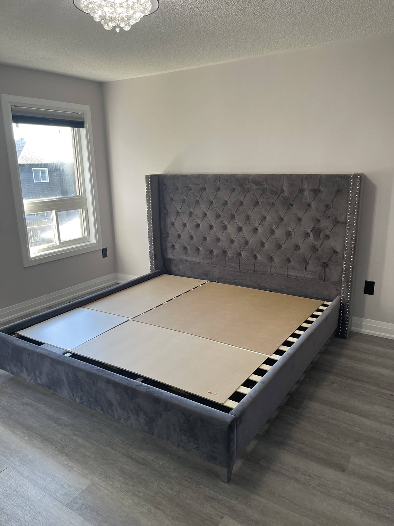 King Sized Upholstered Bed Frame - photo 3