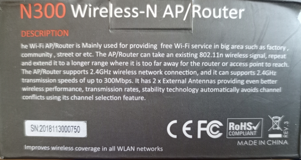 N300 Wireless-N AP/Router - photo 2