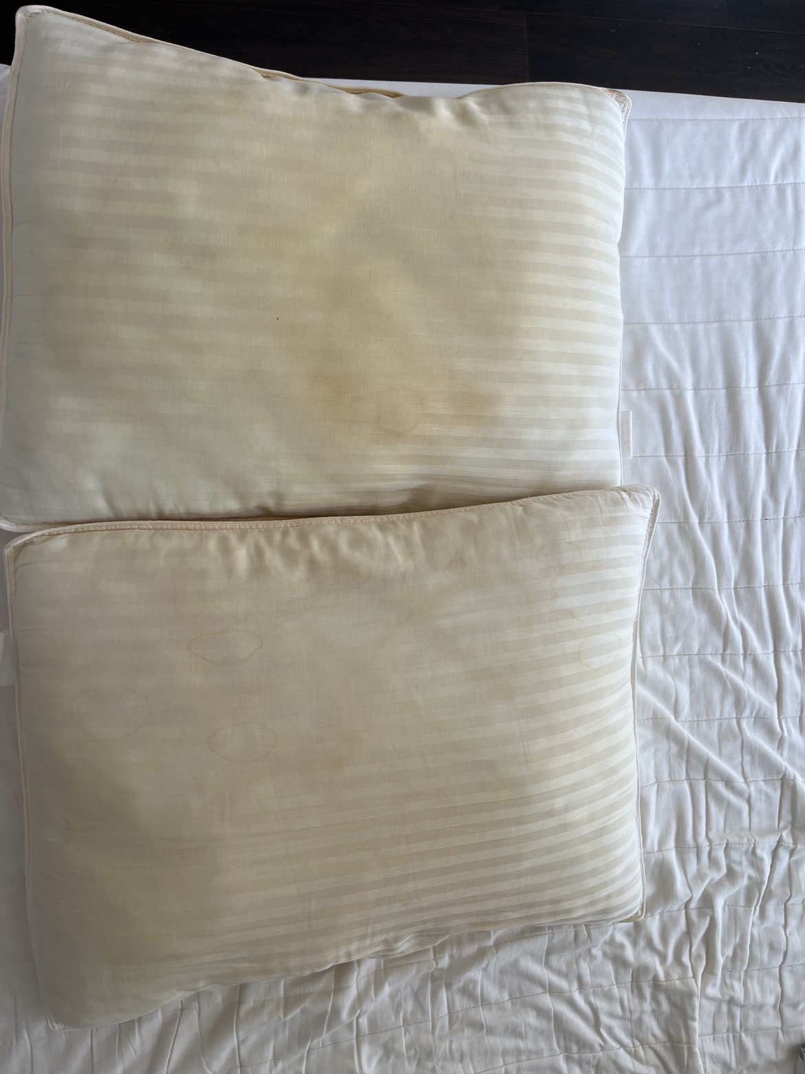 Two used Pillows