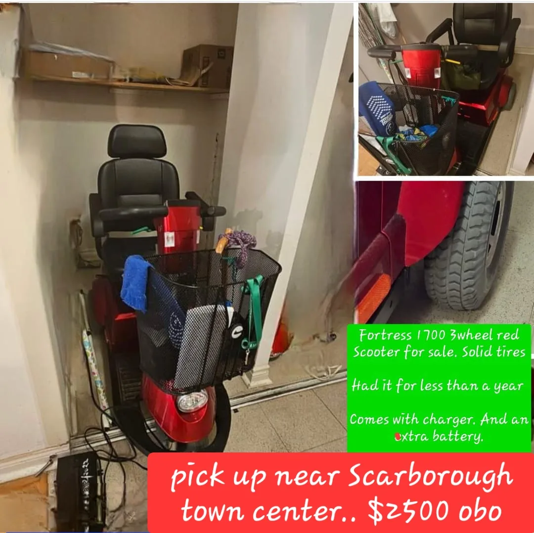Fortress 1700 3 Wheel Scooter thumbnail