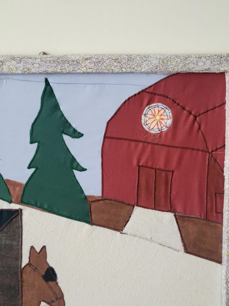 Waiting For The Mail Quilt Art Picture image indicator(3)