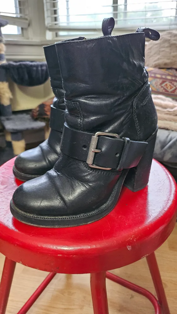 Black Buckle Booties thumbnail