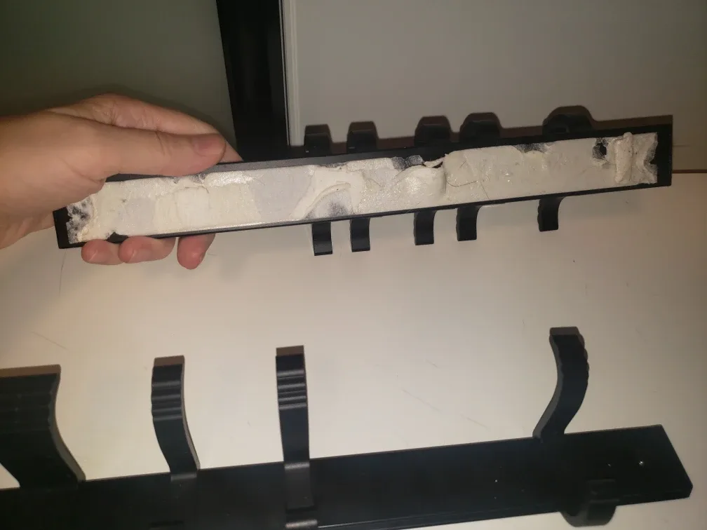 Black Sliding Hooks (2 brackets, 5 hooks per) image indicator(2)