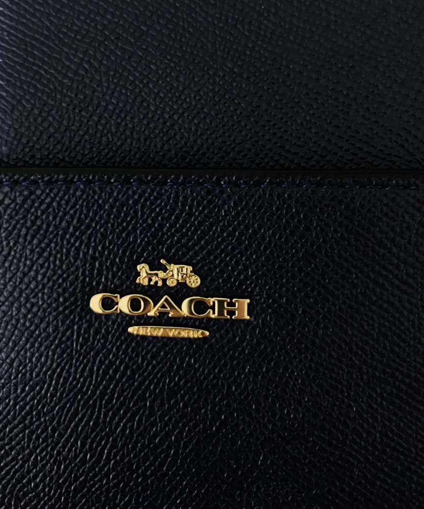 Coach navy blue rich signature Crossbody bag - photo 4