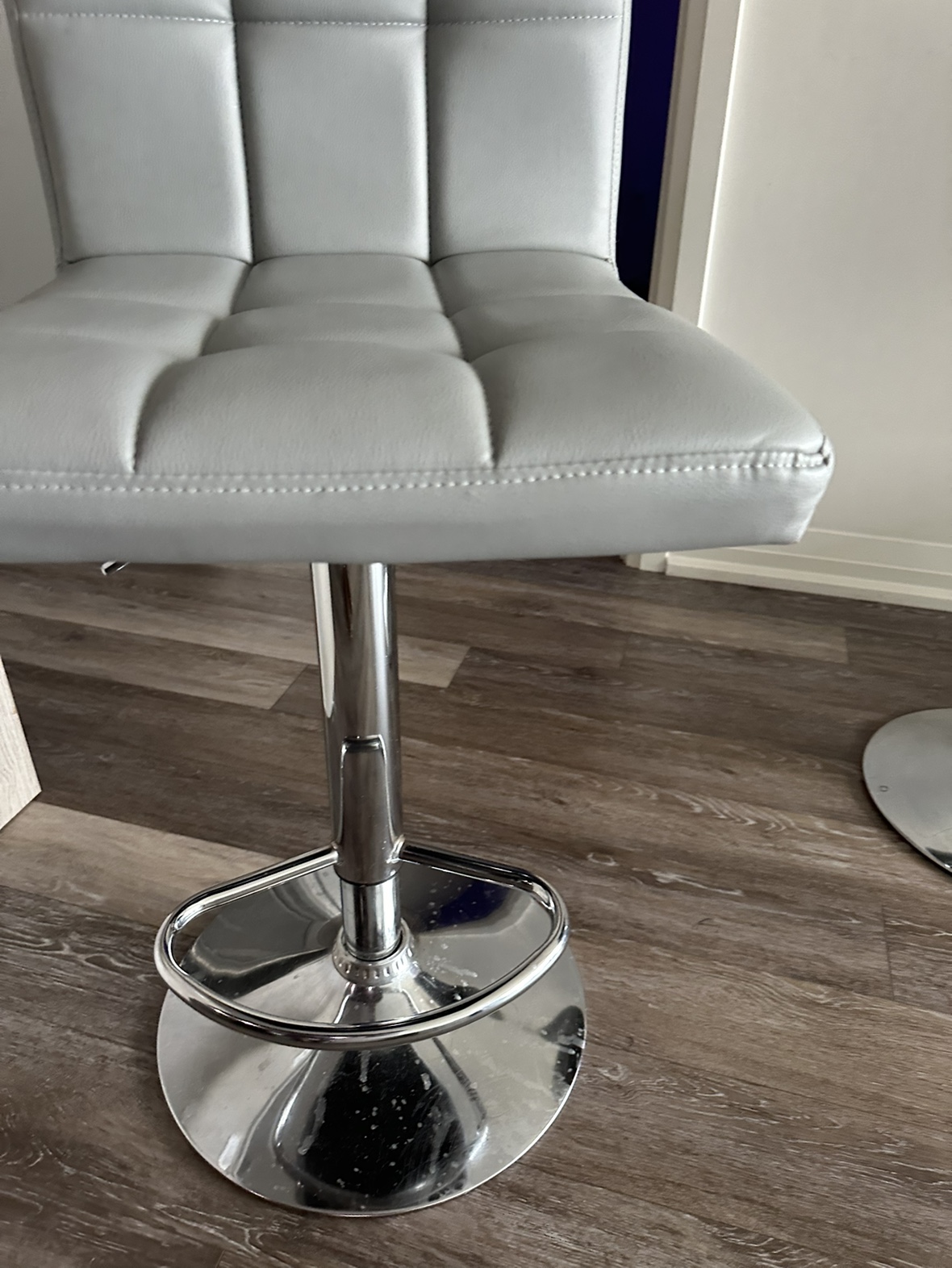 Grey Bar Stool moving sale - photo 3