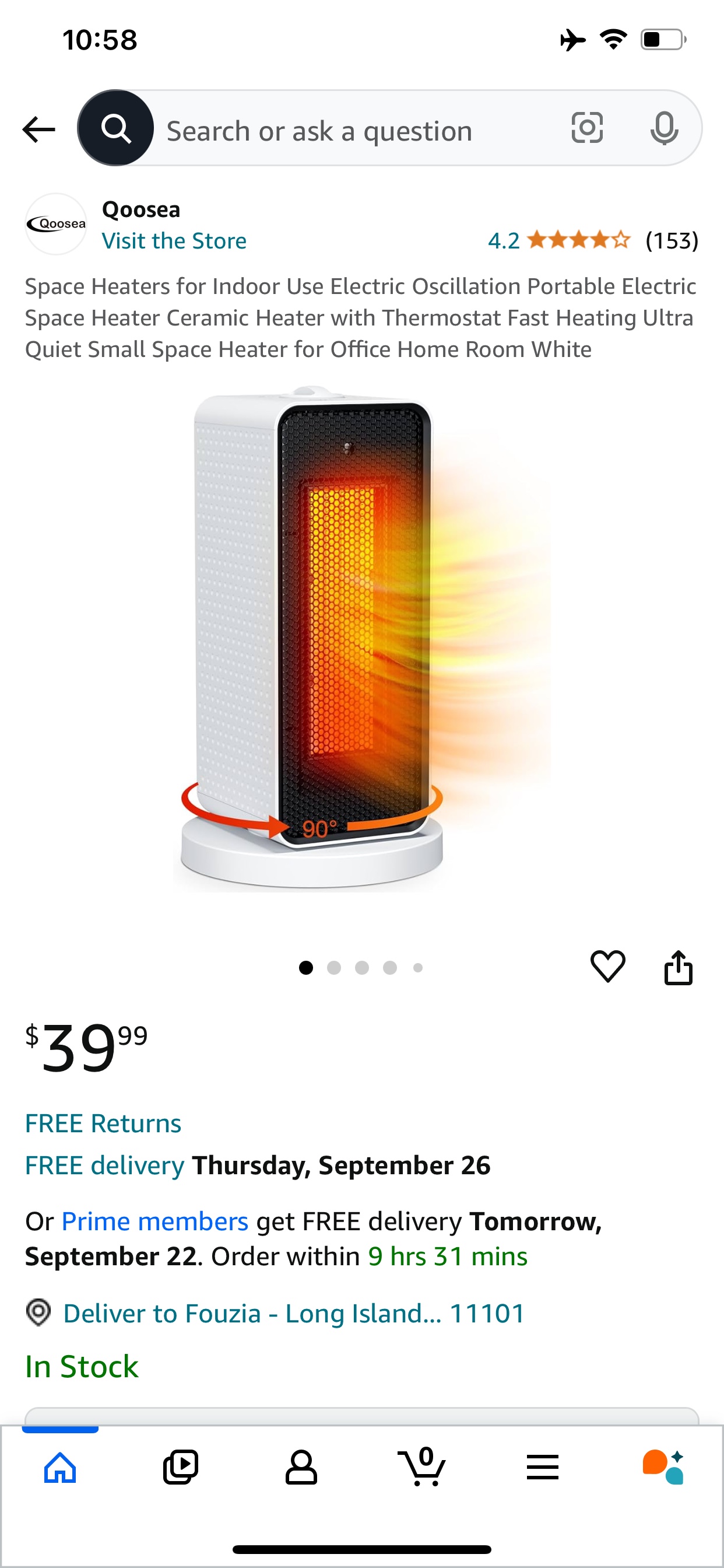 New Electric Space Heater - photo 4