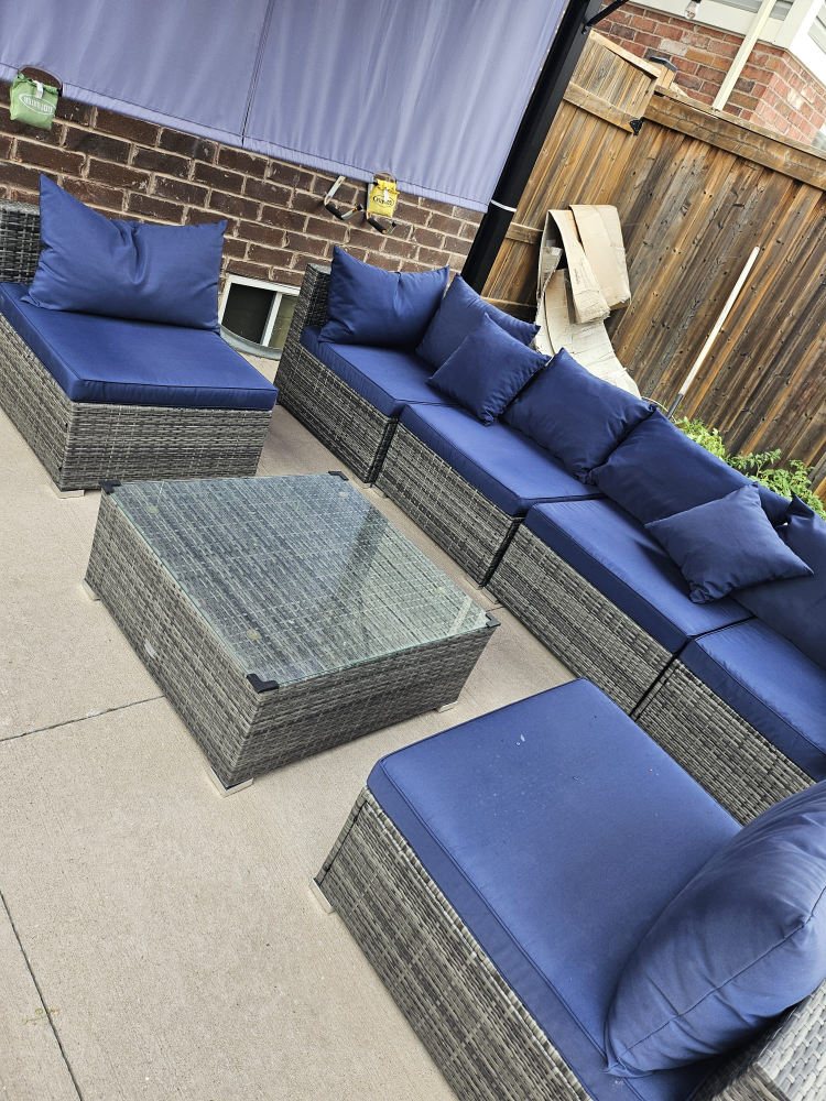 Outdoor Patio Sectional Sofa - photo 2