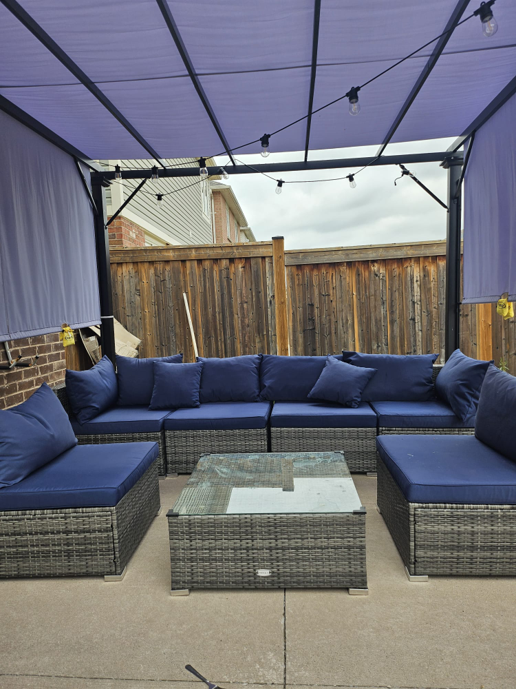 Outdoor Patio Sectional Sofa - photo 3