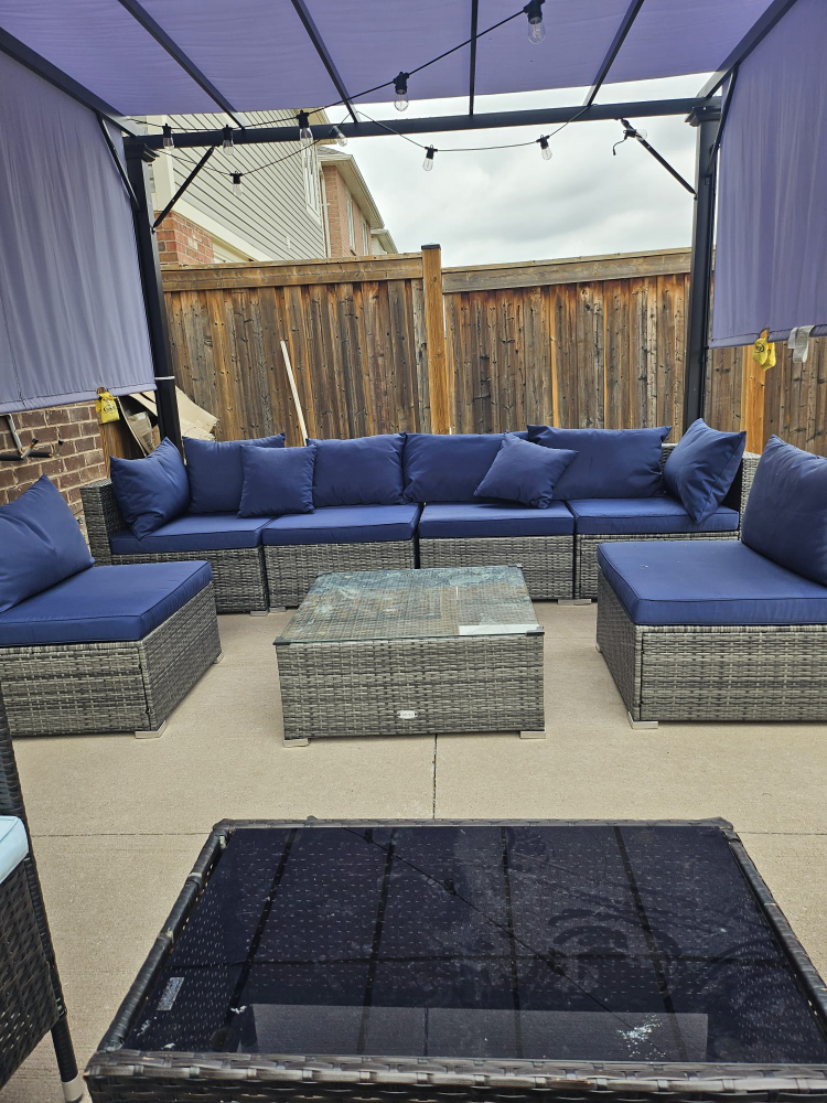 Outdoor Patio Sectional Sofa - photo 4
