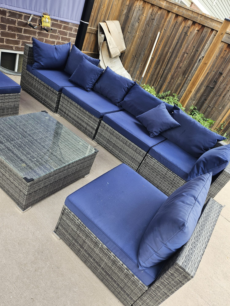 Outdoor Patio Sectional Sofa - photo 5