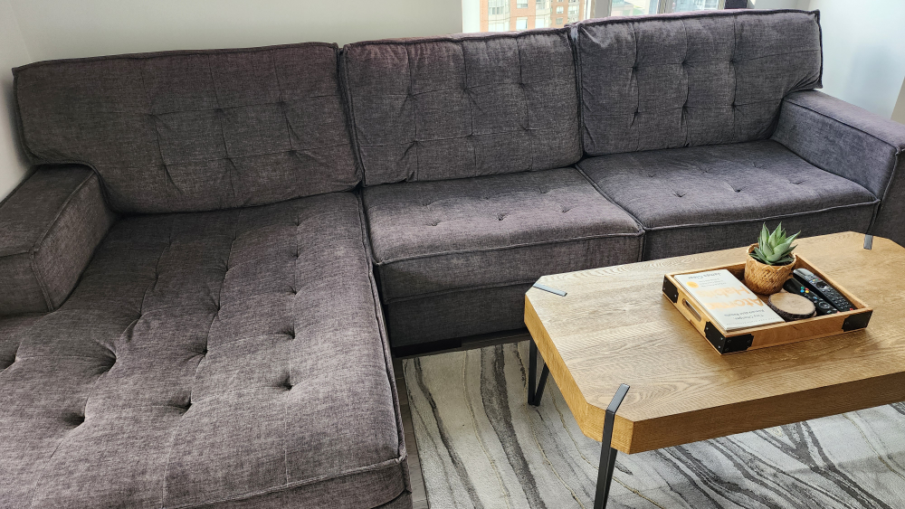 Grey Sectional Sofa with Chaise from Ashley Furniture - photo 4
