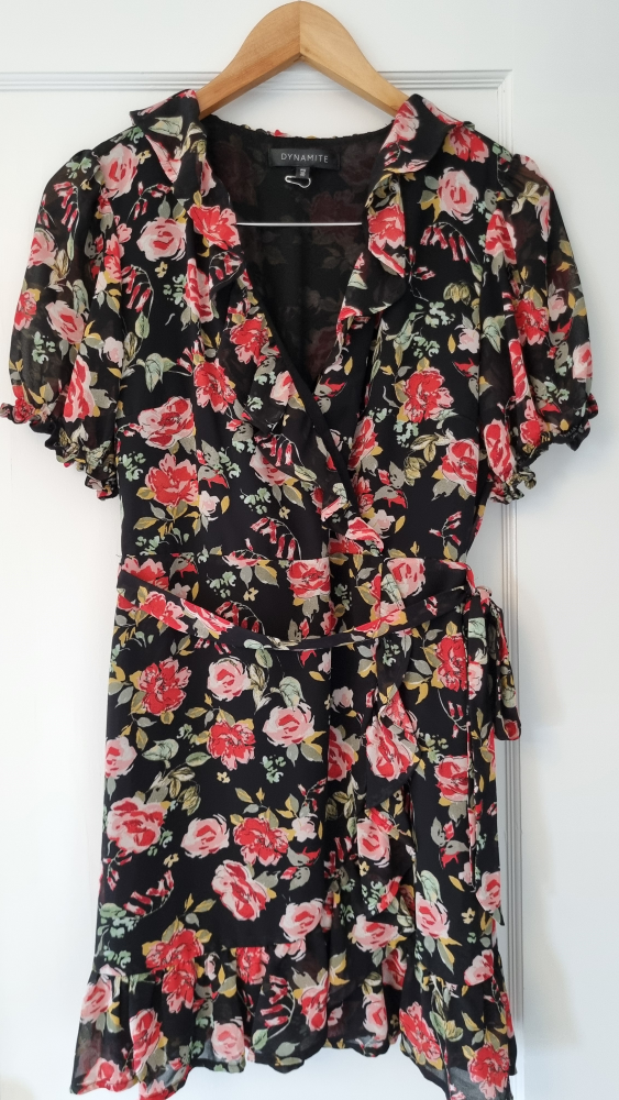 Floral Wrap Dress