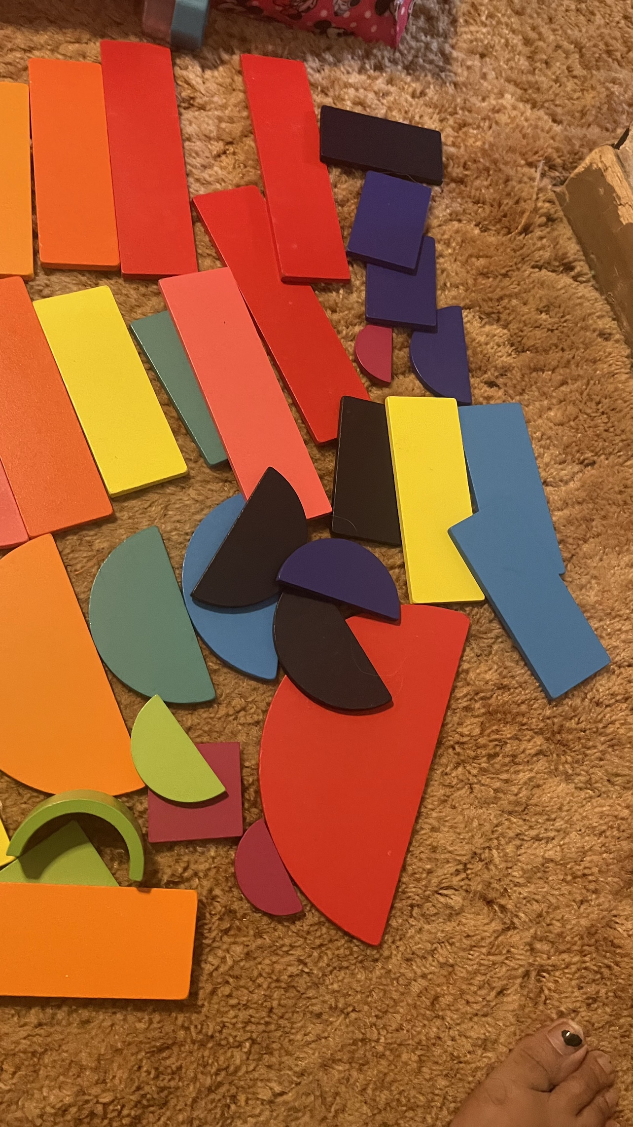 Rainbow Wooden Stacking Toys - photo 3