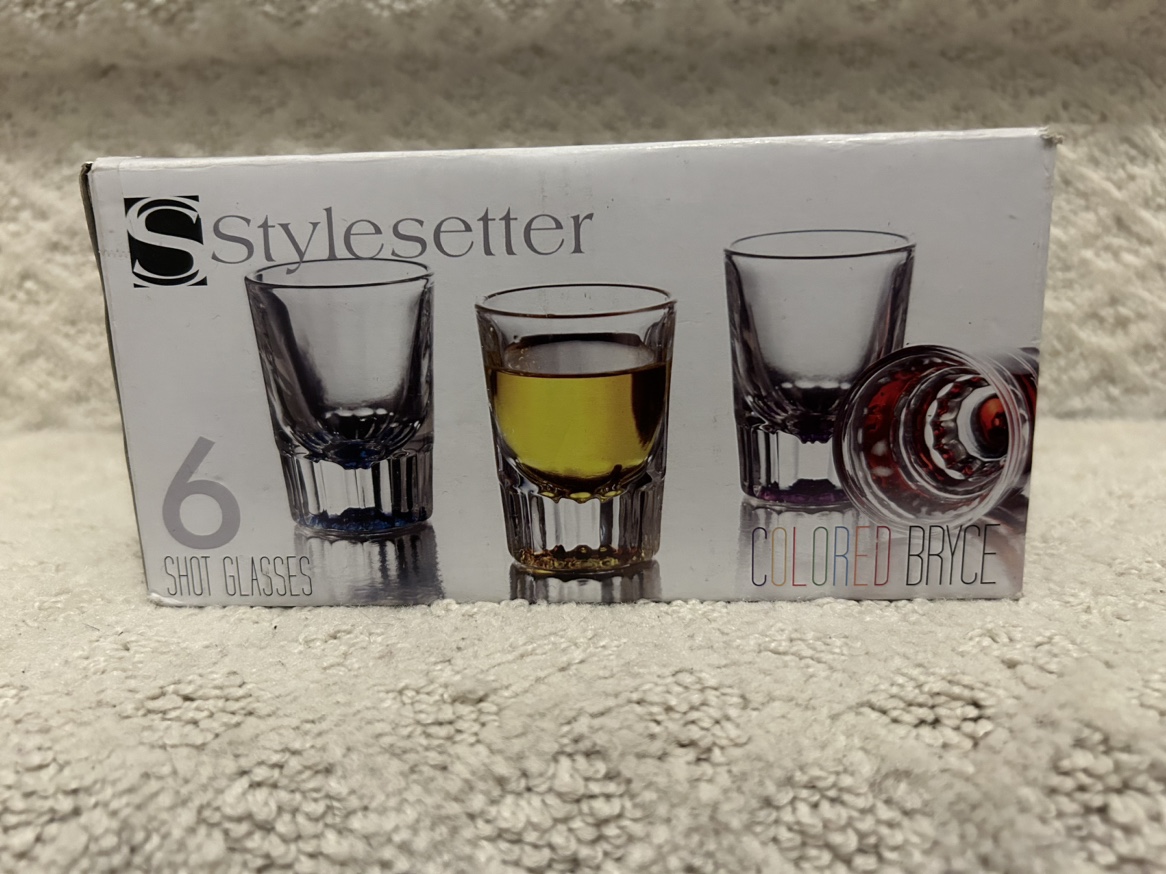 Stylesetter Colored Shot Glasses