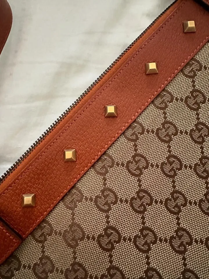 Authentic Gucci GG Monogram Crossbody Bag image indicator(4)