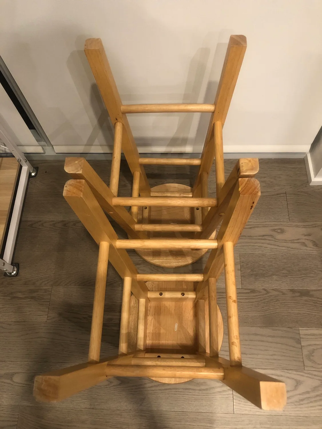 Set of Two Wooden Kitchen Stools image indicator(2)