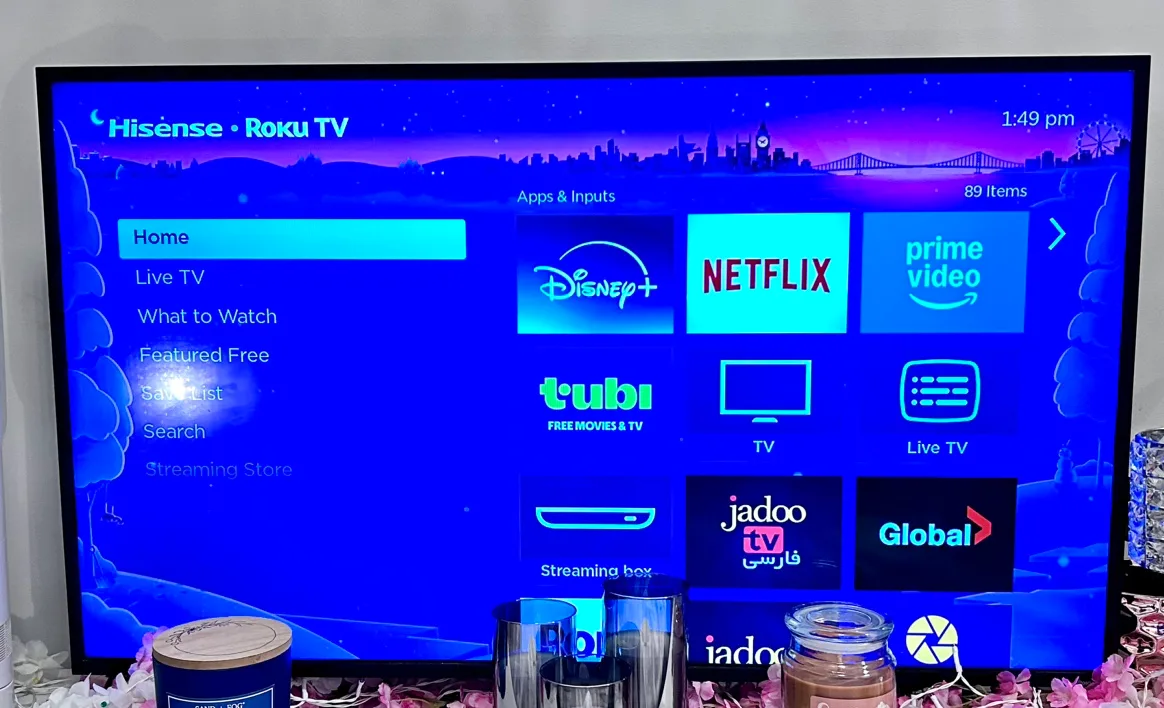 Like NEW Hisense 43" Smart HD TV FREE ROKU TUBI AND MORE image indicator(7)