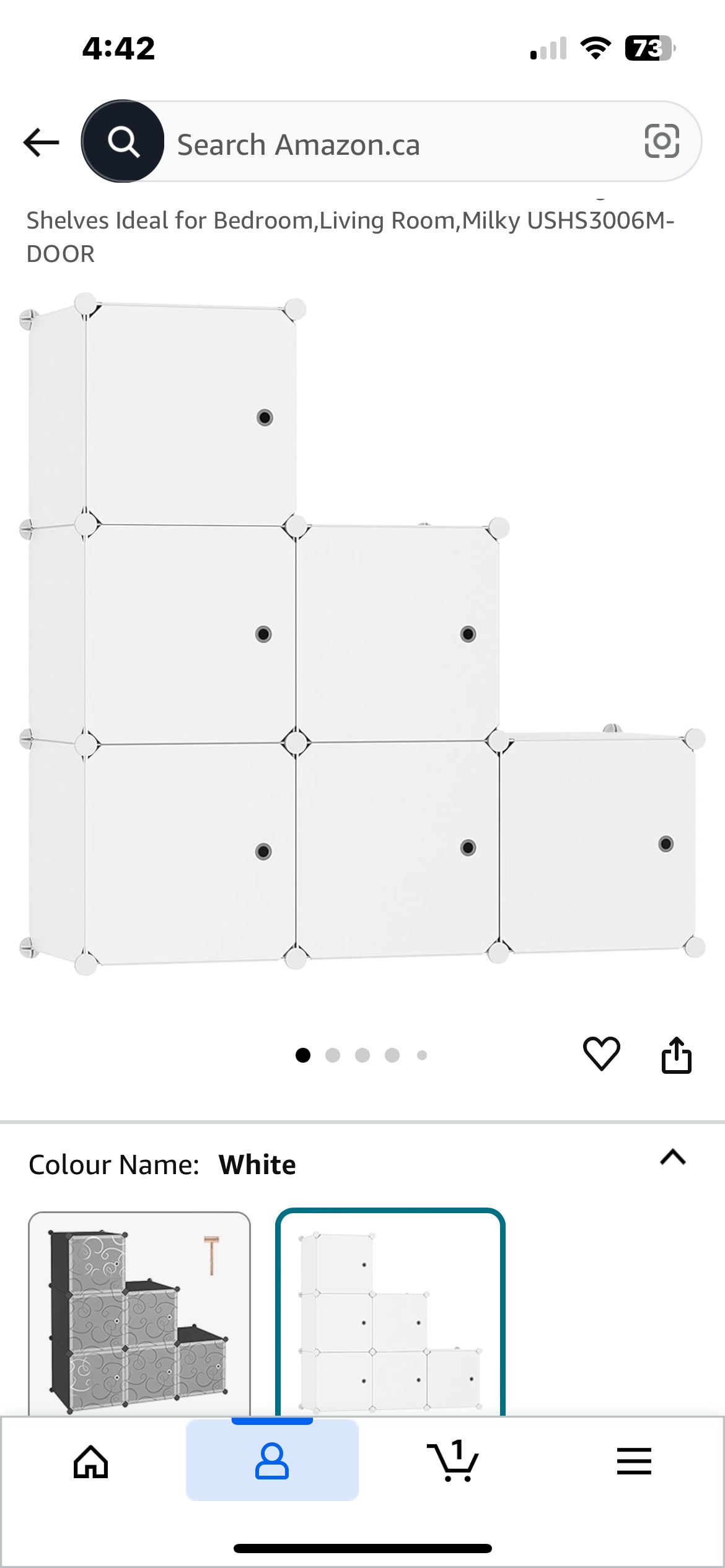 White Storage Cubes
