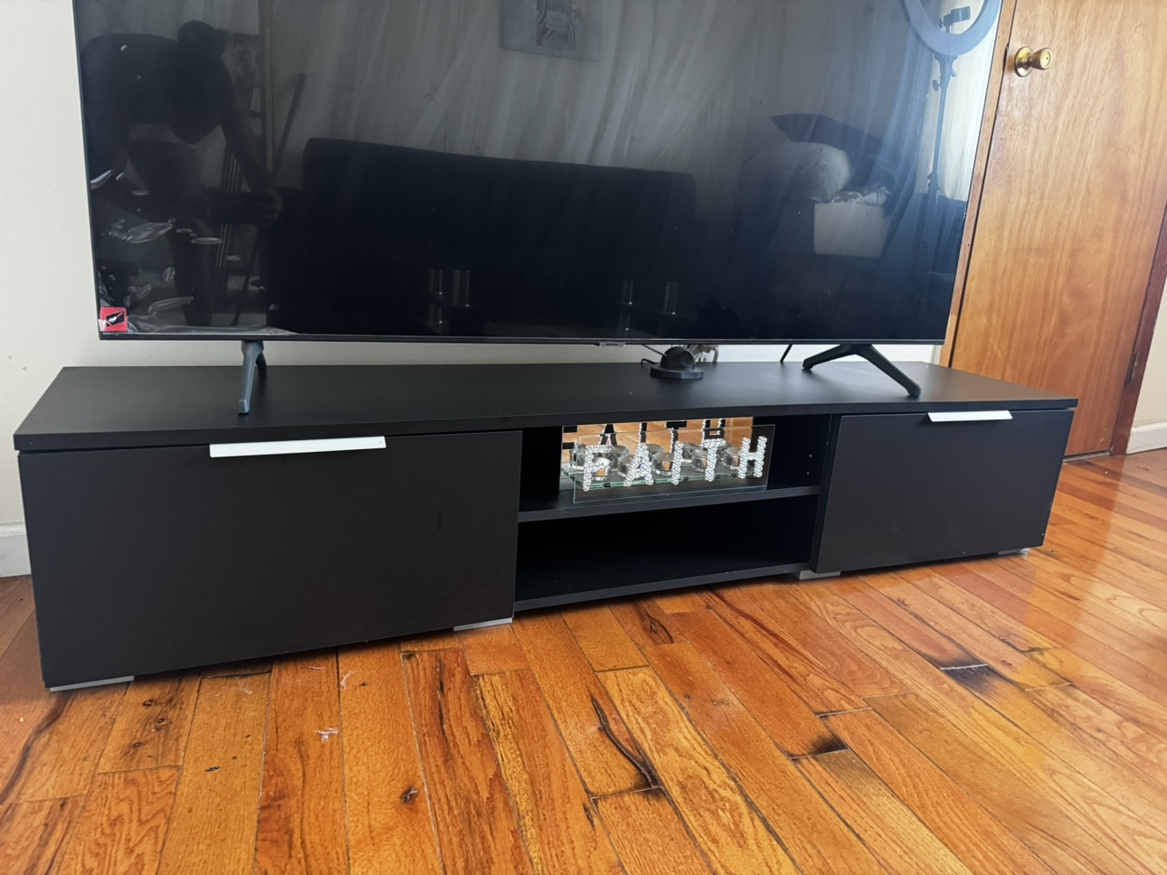 Black TV Stand Up to 70" inches
