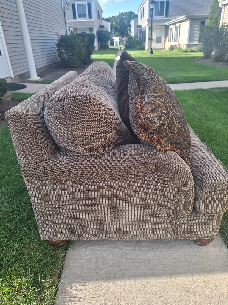 Lovely Brown Loveseat - photo 3