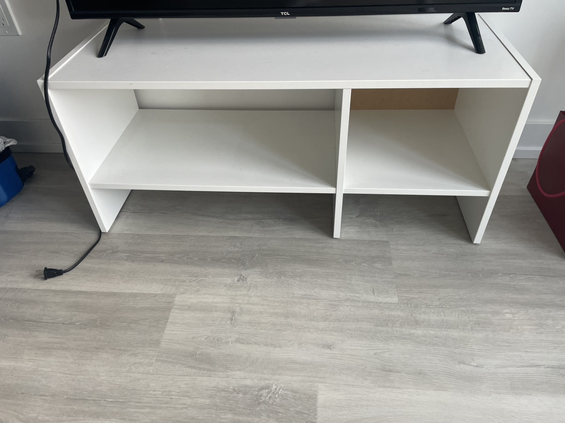 White TV Stand