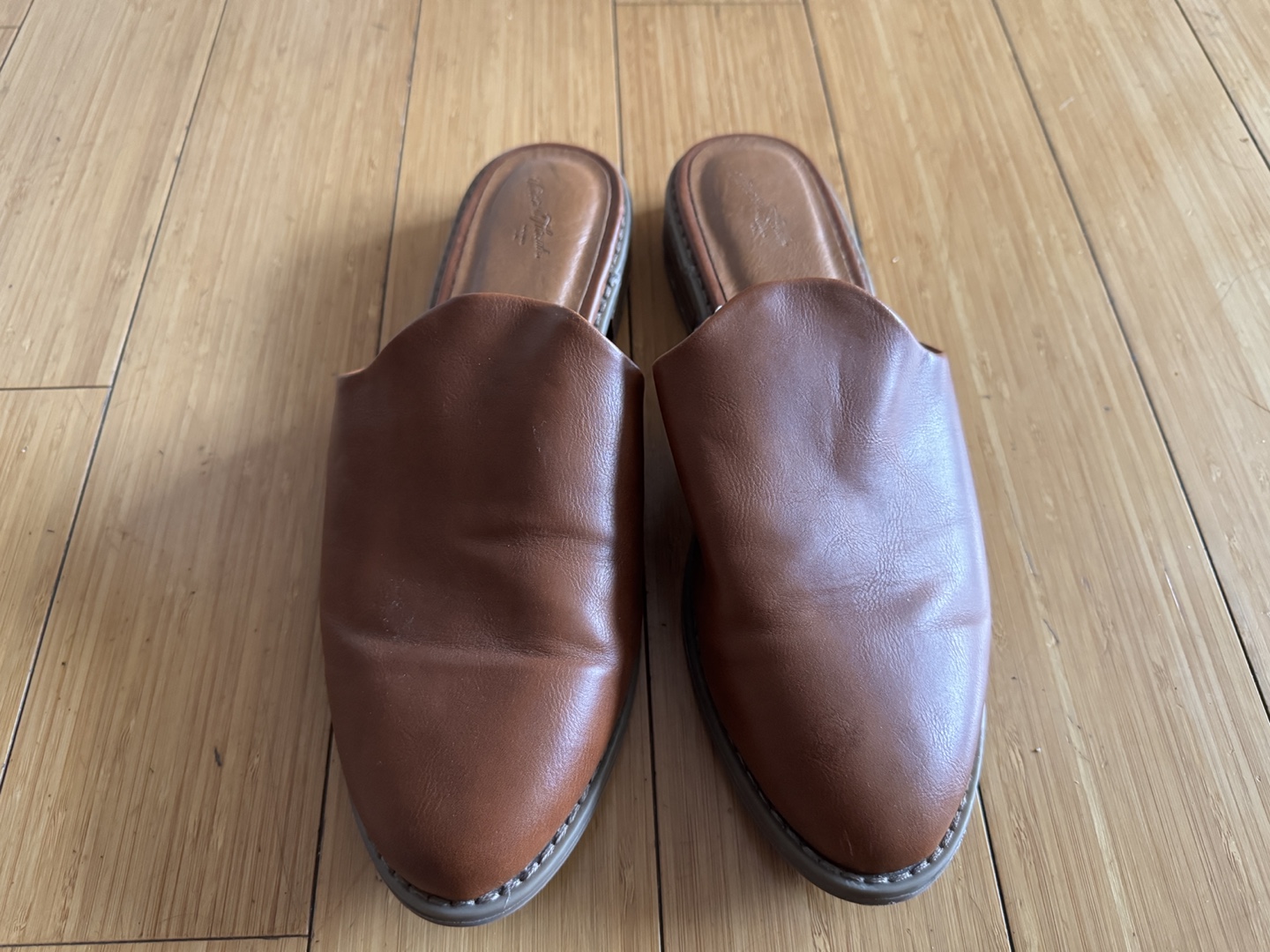 Brown Leather Mules - photo 2