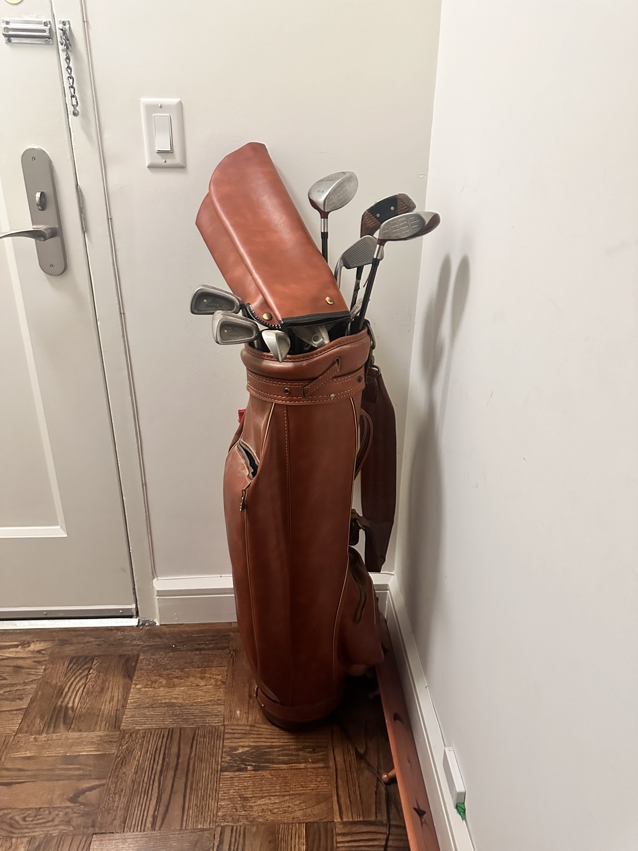 Leather Golf Bag kit