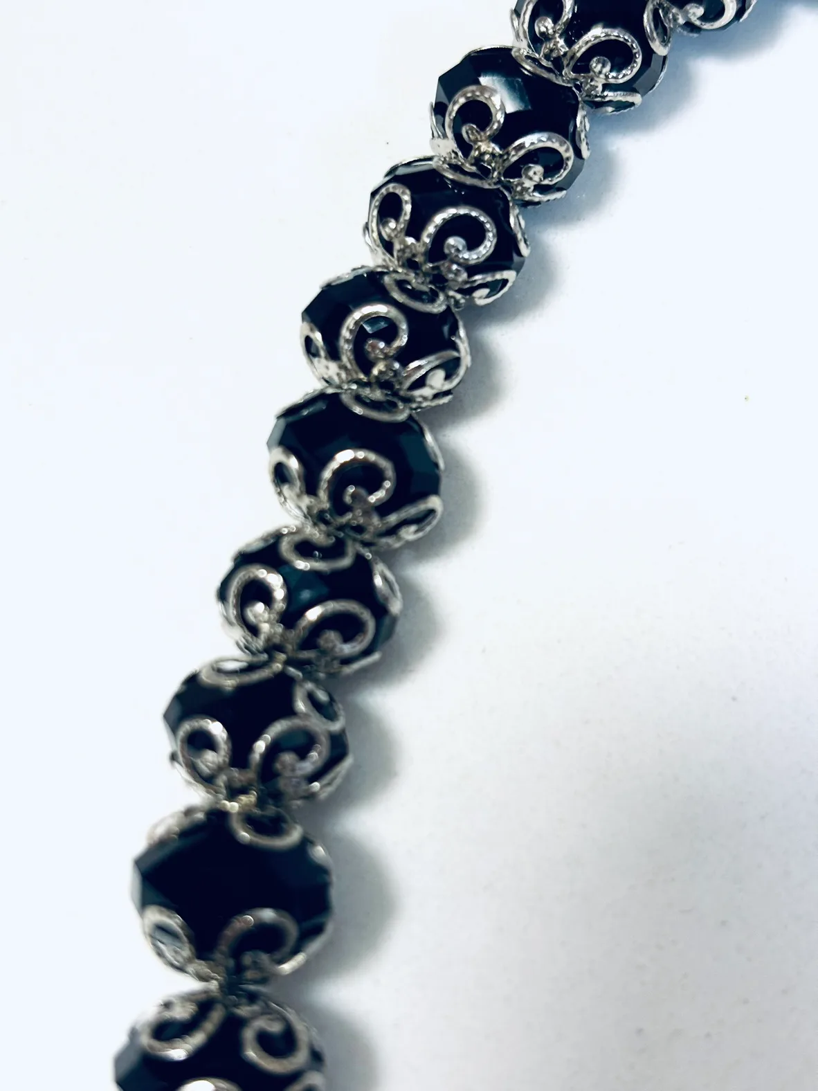 Black Beaded Necklace boutique jewelry- new image indicator(4)