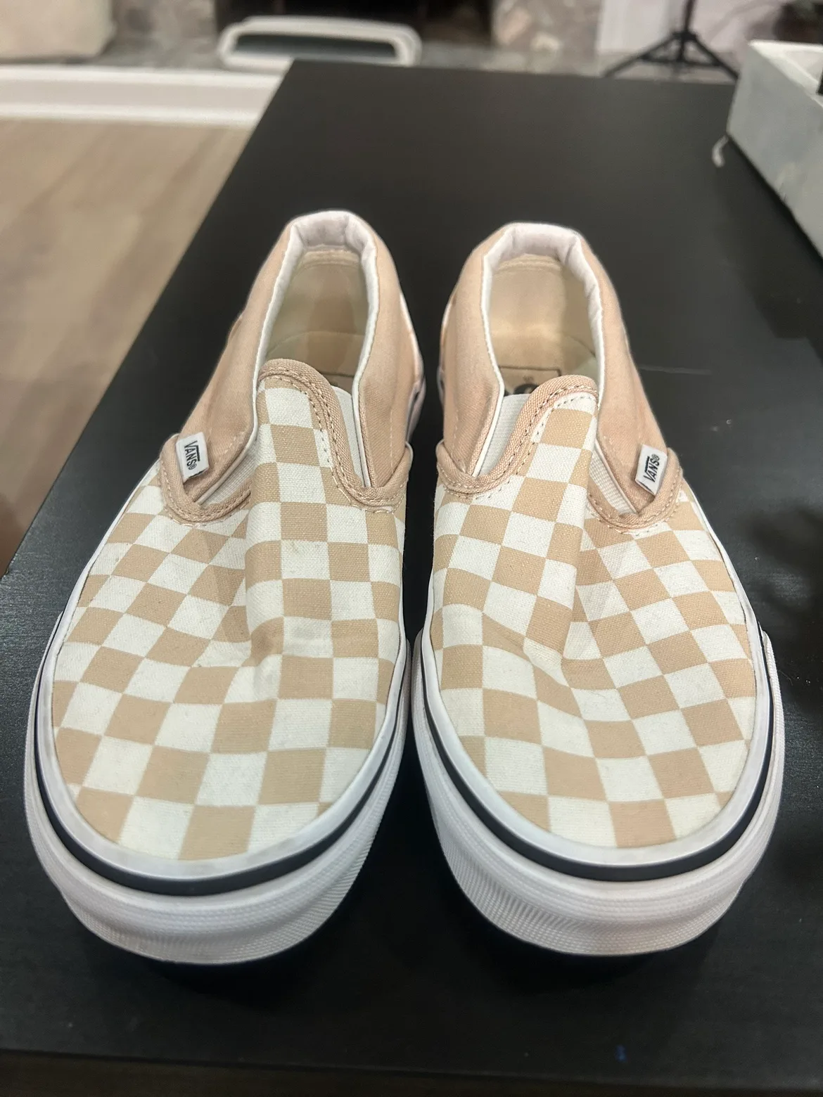 Vans Slip-On Checkerboard Sneakers Size 6.5 Women's thumbnail