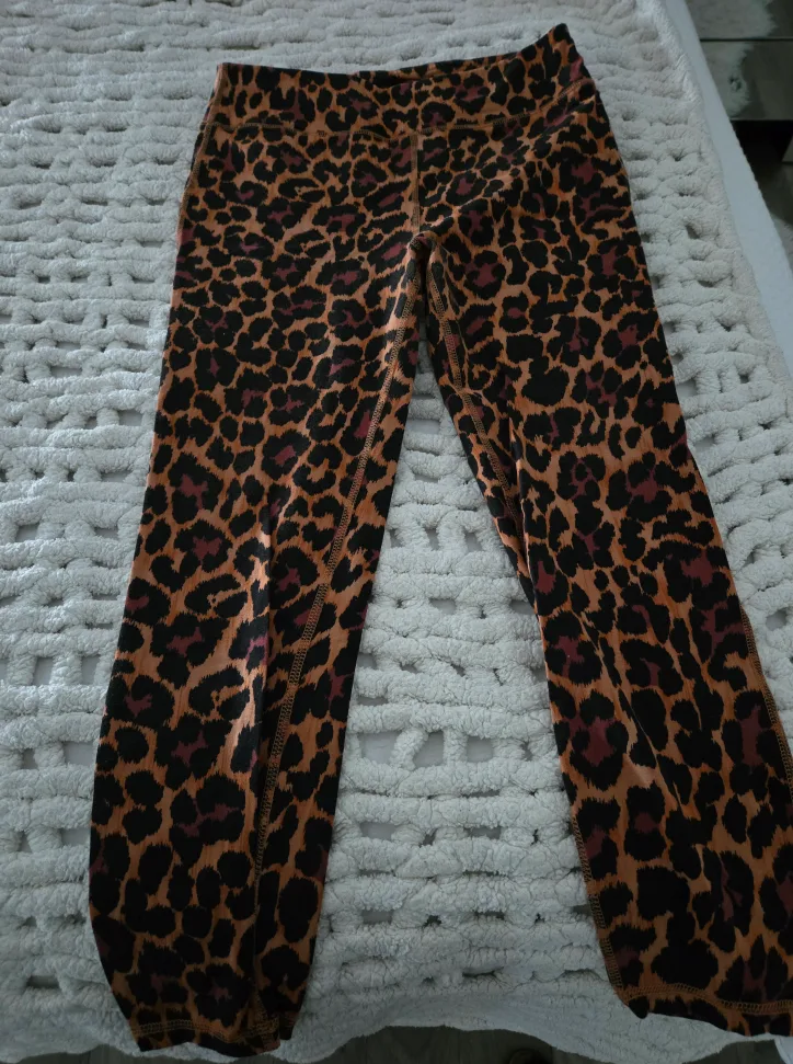 J. Crew Highrise Animal Print Leggings thumbnail