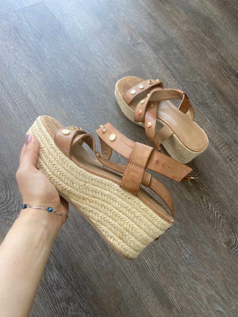 Tan Platform Sandals - photo 2